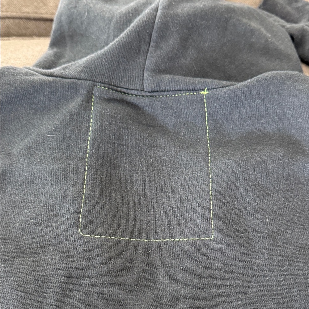 Aviator Nation navy blue stripe zip-up hoodie Men’s Large - Picture 5 of 7